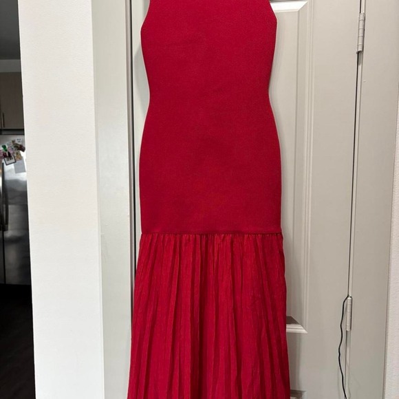 Zara Dresses & Skirts - NWT Zara Red Long Combination Knit Dress